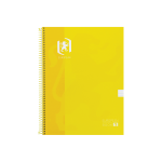 EUROPEAN CLASSIC Europeanbook 1 - A4+ - Cubiertas Extraduras - Cuaderno argollado microperforado - Raya - 80 Hojas - SCRIBZEE - AMARILLO - 400163187_1100_1686186911