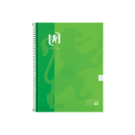 EUROPEAN CLASSIC Europeanbook 1 - A4+ - Cubiertas Extraduras - Cuaderno argollado microperforado - Raya - 80 Hojas - SCRIBZEE - VERDE - 400163189_1100_1686186960