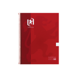 EUROPEAN CLASSIC Europeanbook 1 - A4+ - Cubiertas Extraduras - Cuaderno argollado microperforado - Raya - 80 Hojas - SCRIBZEE - ROJO - 400163200_1100_1686186968