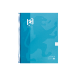 EUROPEAN CLASSIC Europeanbook 1 - A4+ - Cubiertas Extraduras - Cuaderno argollado microperforado - Raya - 80 Hojas - SCRIBZEE - AZUL PASTEL - 400163202_1100_1686187017