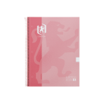 EUROPEAN CLASSIC Europeanbook 1 - A4+ - Cubiertas Extraduras - Cuaderno argollado microperforado - Raya - 80 Hojas - SCRIBZEE - FLAMINGO PASTEL - 400163204_1100_1686187061