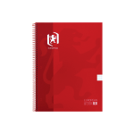 EUROPEAN CLASSIC Europeanbook 1 - A4+ - Cubiertas Extraduras - Cuaderno argollado microperforado - Cuadrícula Grande 7x7 - 80 Hojas - SCRIBZEE - ROJO - 400163293_1100_1686187213