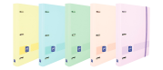 EUROPEAN LIVE & GO EUROPEANBINDER - CARTA+ - Tapa Polyfoam - Repuesto Raya - Colores Pastel  - SCRIBZEE - 400174474_1200_1686221758