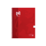 EUROPEAN CLASSIC Europeanbook 1 - A4+ - Cubiertas Extraduras - Cuaderno argollado microperforado - Cuadrícula Grande 7x7 - 80 Hojas - SCRIBZEE - ROJO - 400163293_1100_1686187213